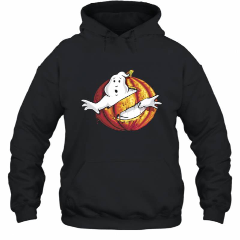 Ghostbusters Classic Logo Halloween Pumpkin shirt Hoodie