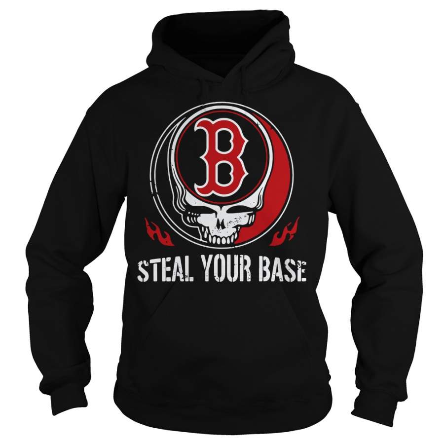 Boston Red Sox Skull Steal Your Base – Hoodie