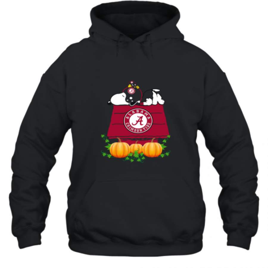 Alabama Snoopy Pumpkin House shirt Hoodie