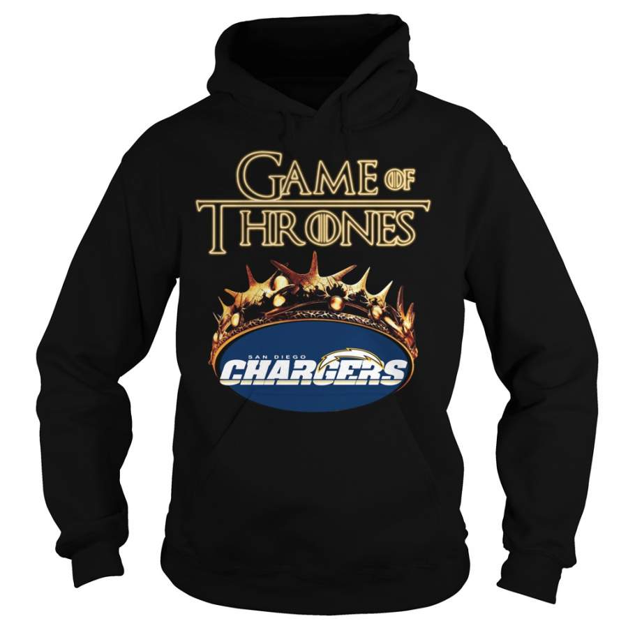 Game of Thrones Los Angeles Chargers mashup Hoodie