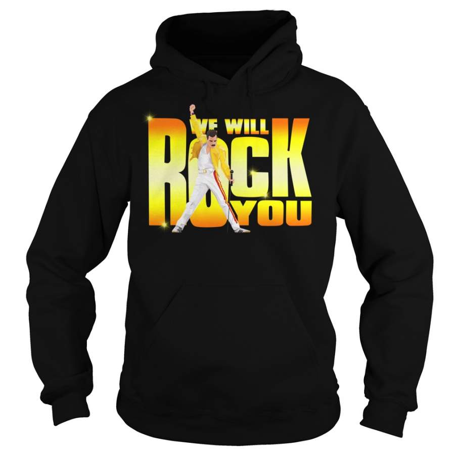 Freddie Mercury We Will Rock You Hoodie