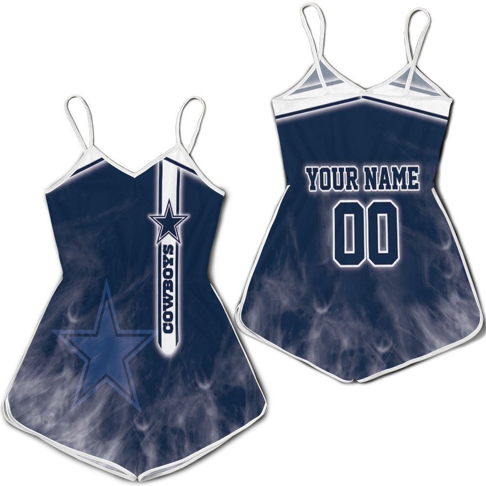 Dallas Cowboys For Cowboys Lover 3D Personalized Romper All-Over Print