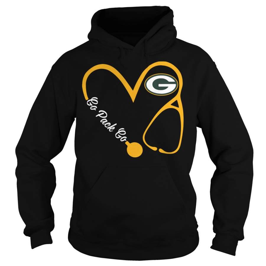 Green Bay Packers Love Nurse Go Pack Go – Hoodie