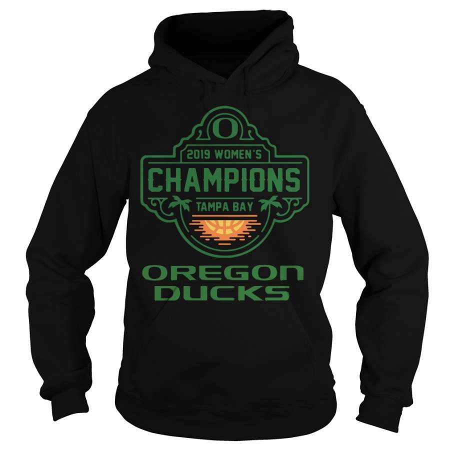 2019 Women’s Champions Tampa Bay Oregon Ducks Hoodie