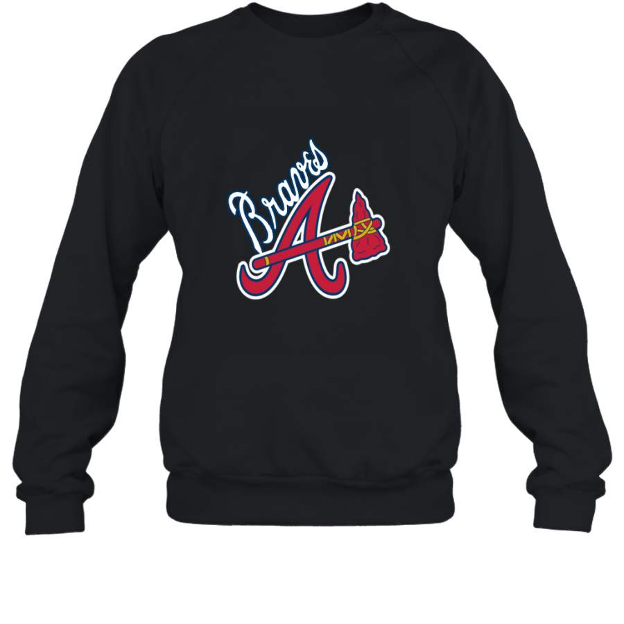 Braves Mascot Vintage Sports Name Tee Sweatshirt