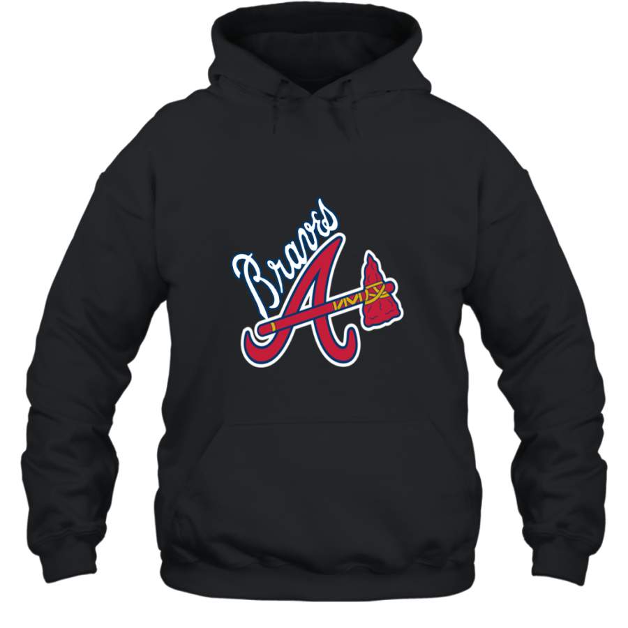 Braves Mascot Vintage Sports Name Tee Hoodie