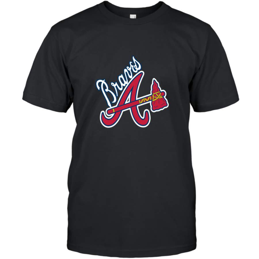 Braves Mascot Vintage Sports Name Tee T-Shirt