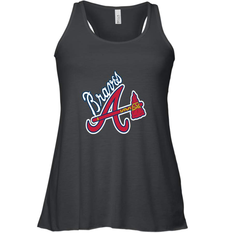 Braves Mascot Vintage Sports Name Tee Racerback Tank