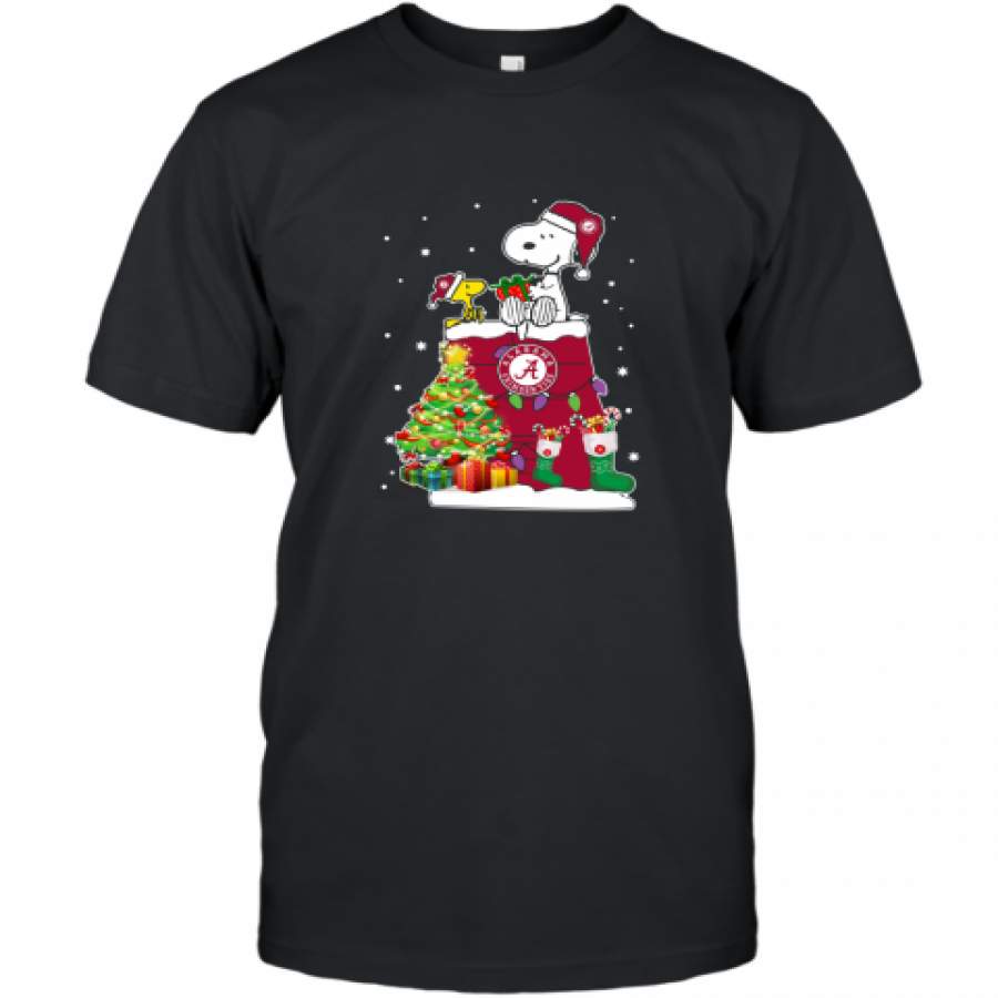 Alabama Snoopy & Woodstock Christmas Shirt T-Shirt