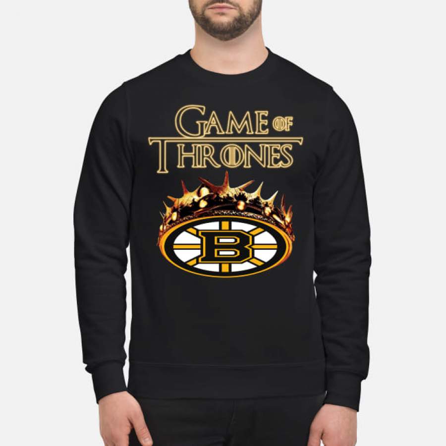 Game of Thrones Crown Boston Bruins Sweatshirt