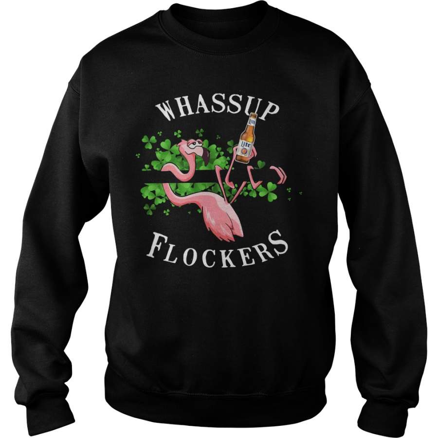 Flamingo Miller Lite Whassup Flockers Sweatshirt