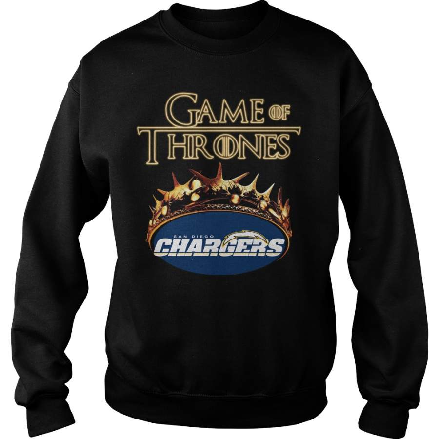 Game of Thrones Los Angeles Chargers mashup Sweatshirt