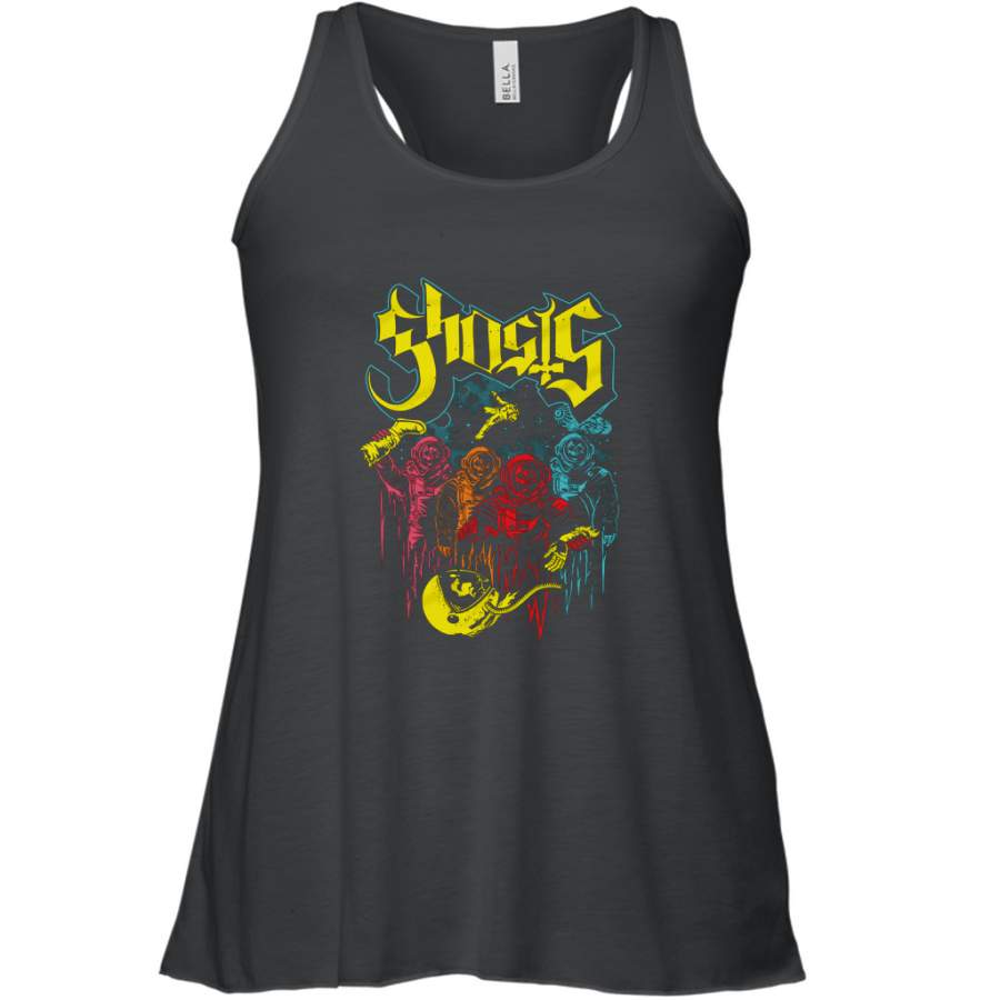 Ghost Thriller funny shirt Racerback Tank