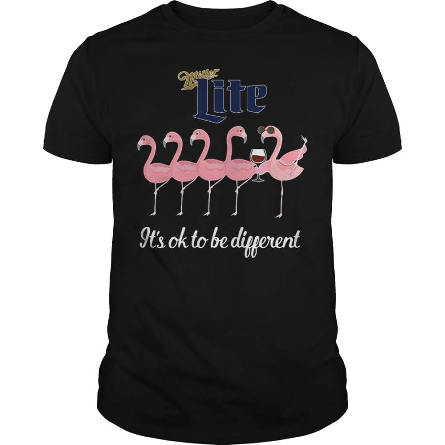 Flamingo Miller Lite It’s ok to be different T-Shirt