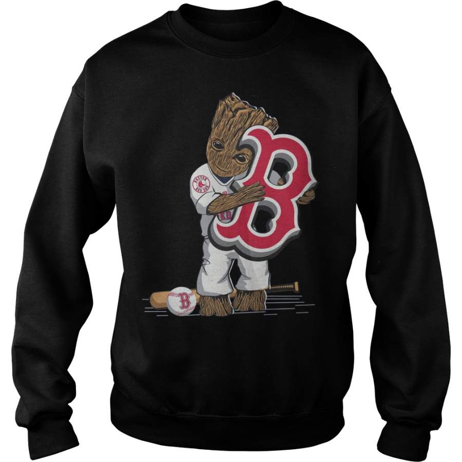 Groot hug Boston Red Sox Sweatshirt