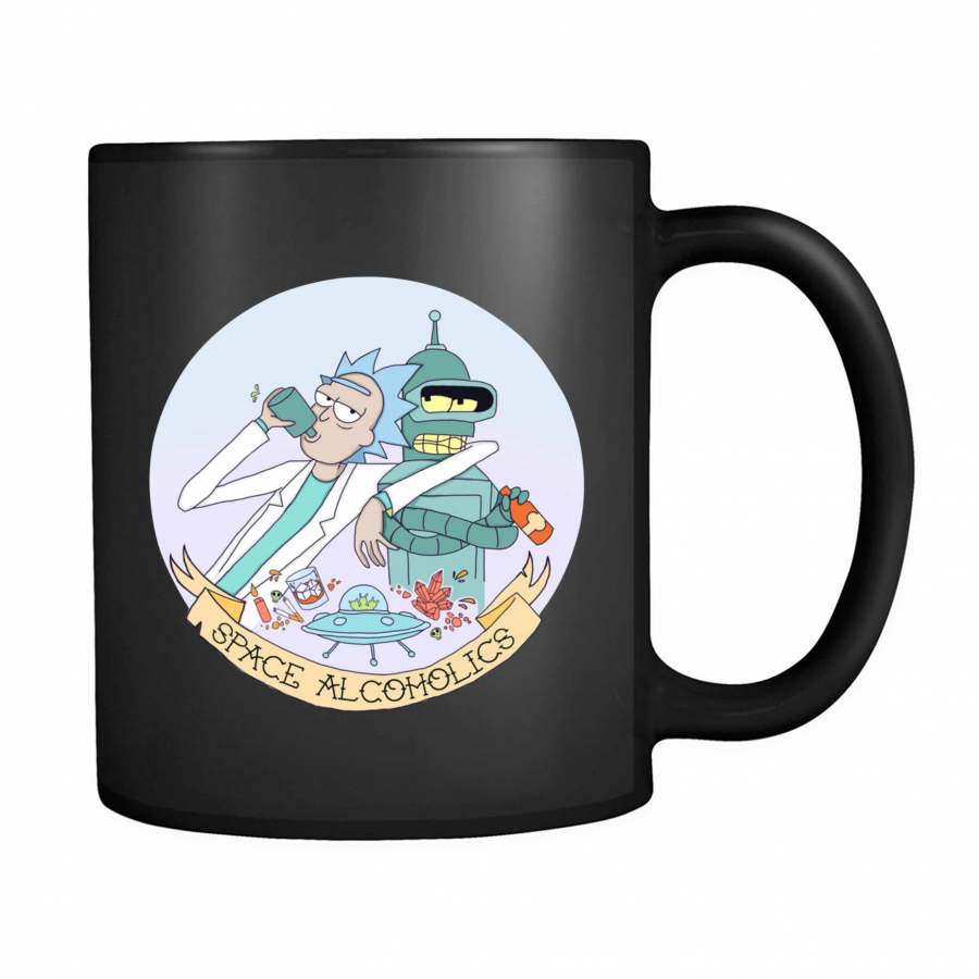 Rick And Morty Space Alcoholic 11oz Mug