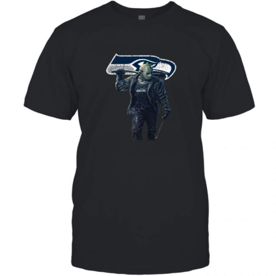 Jason Voorhees Seattle Seahawks shirt T-Shirt