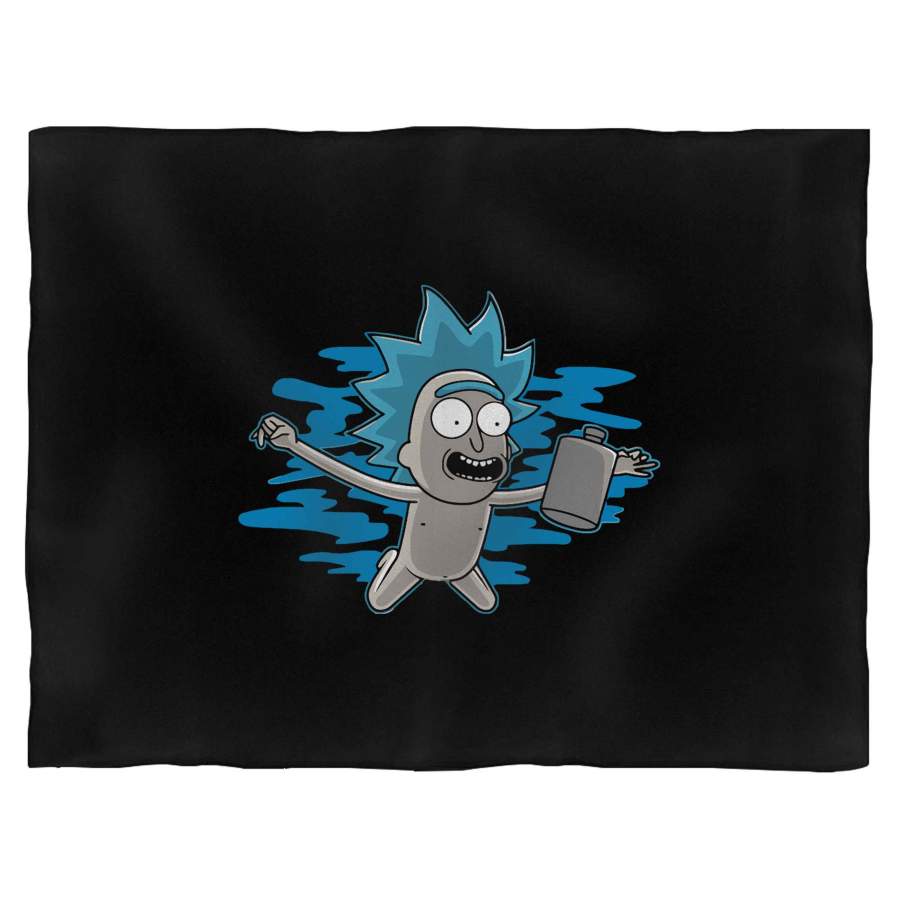 Rick And Morty Parody Blanket