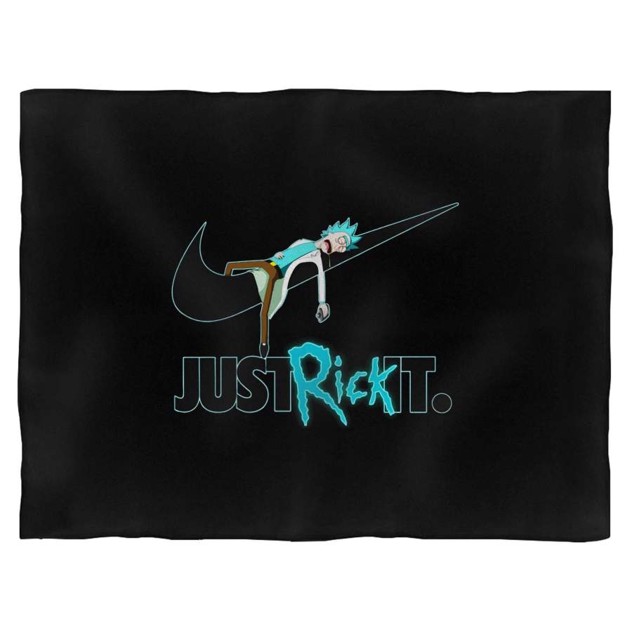 Rick And Morty Just Rick It Parody Blanket