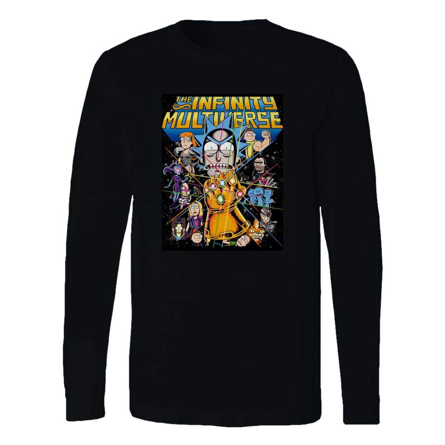 Rick And Morty Infinity War Combo Long Sleeve T-Shirt