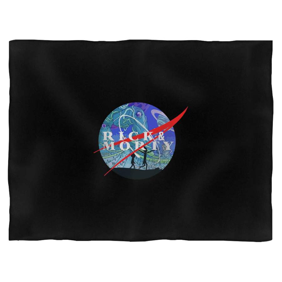 Rick And Morty Nasa Blanket