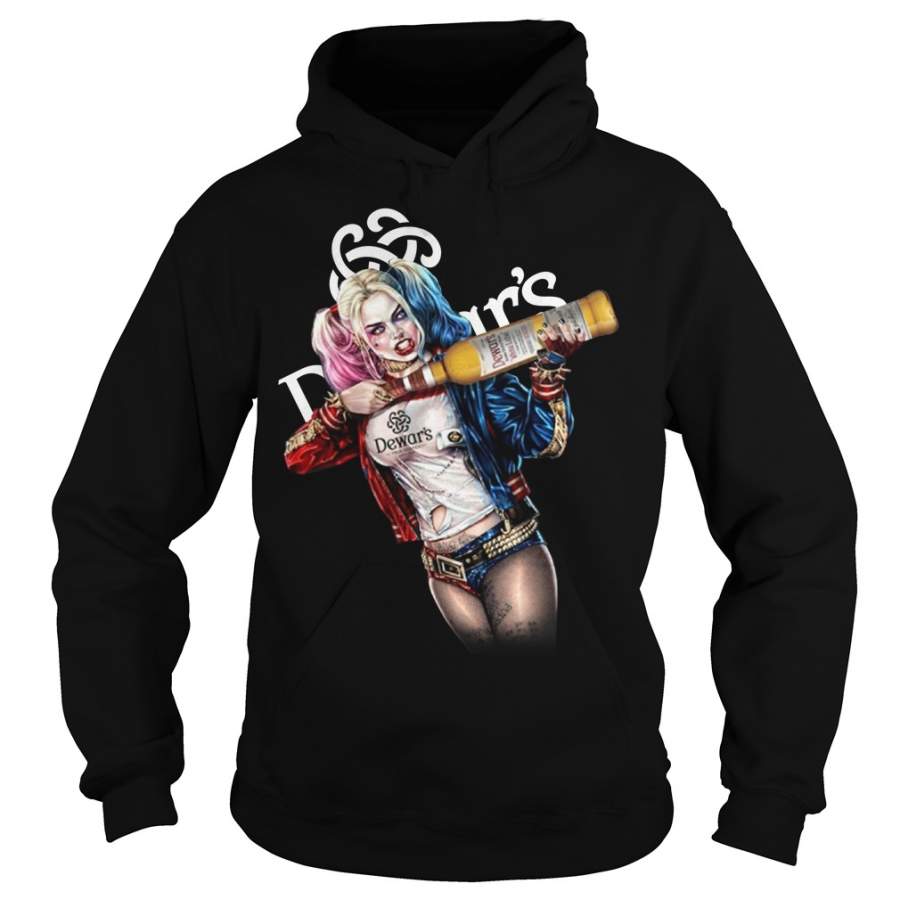 Harley Quinn Dewar’s White Label Scotch Hoodie