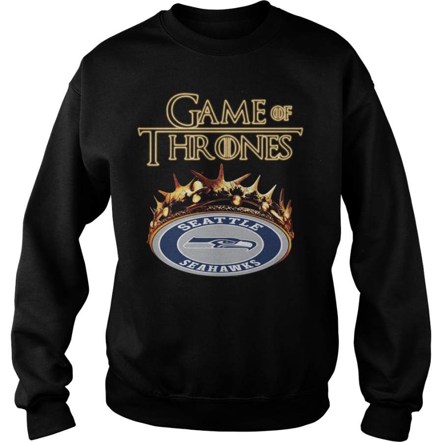 Game of Thrones Seattle Seahawks mashup Sweatshirt