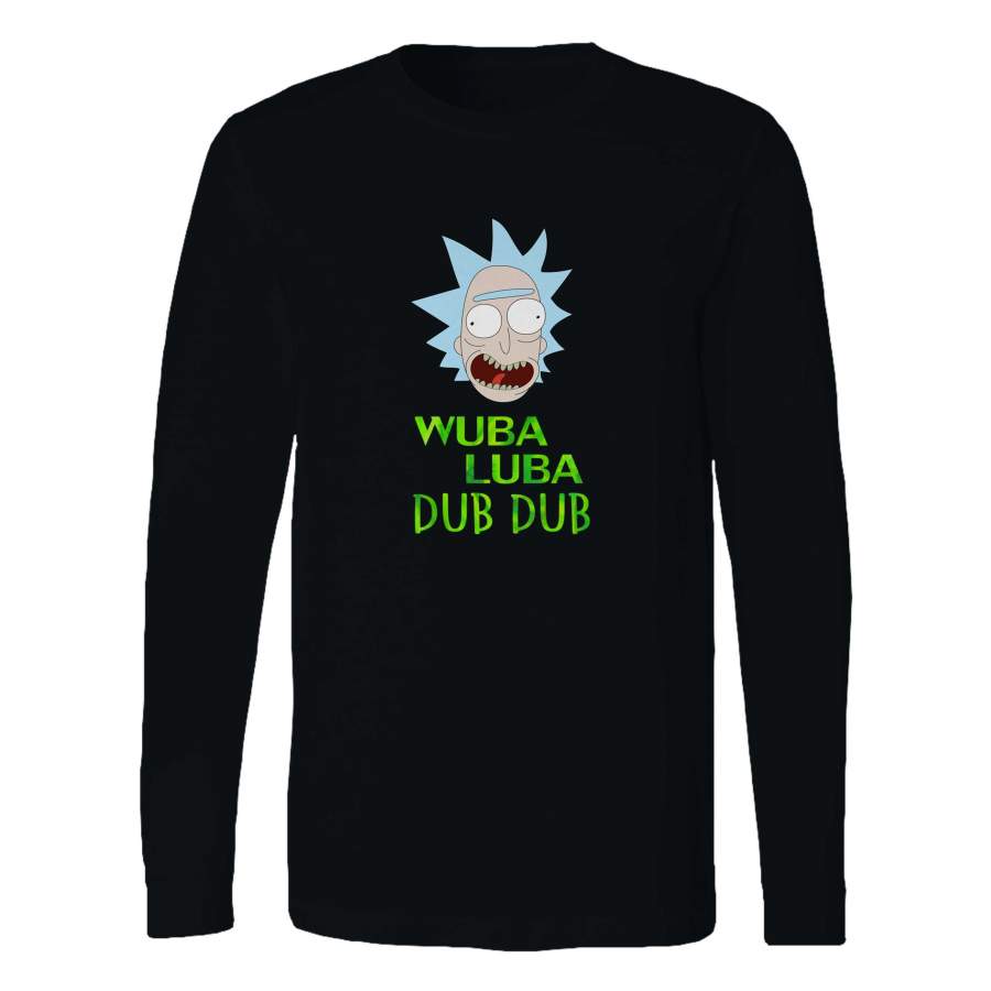 Rick Wubaluba Rick And Morty Long Sleeve T-Shirt