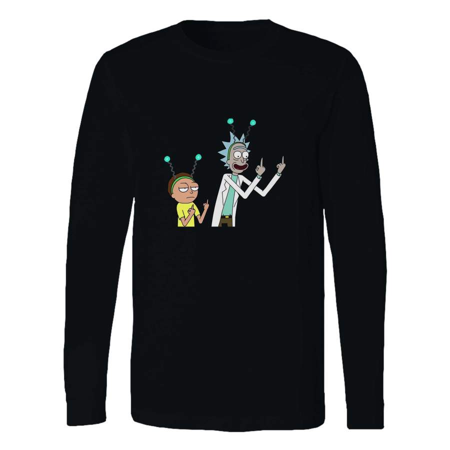 Rick And Morty F Ck Yeah Long Sleeve T-Shirt