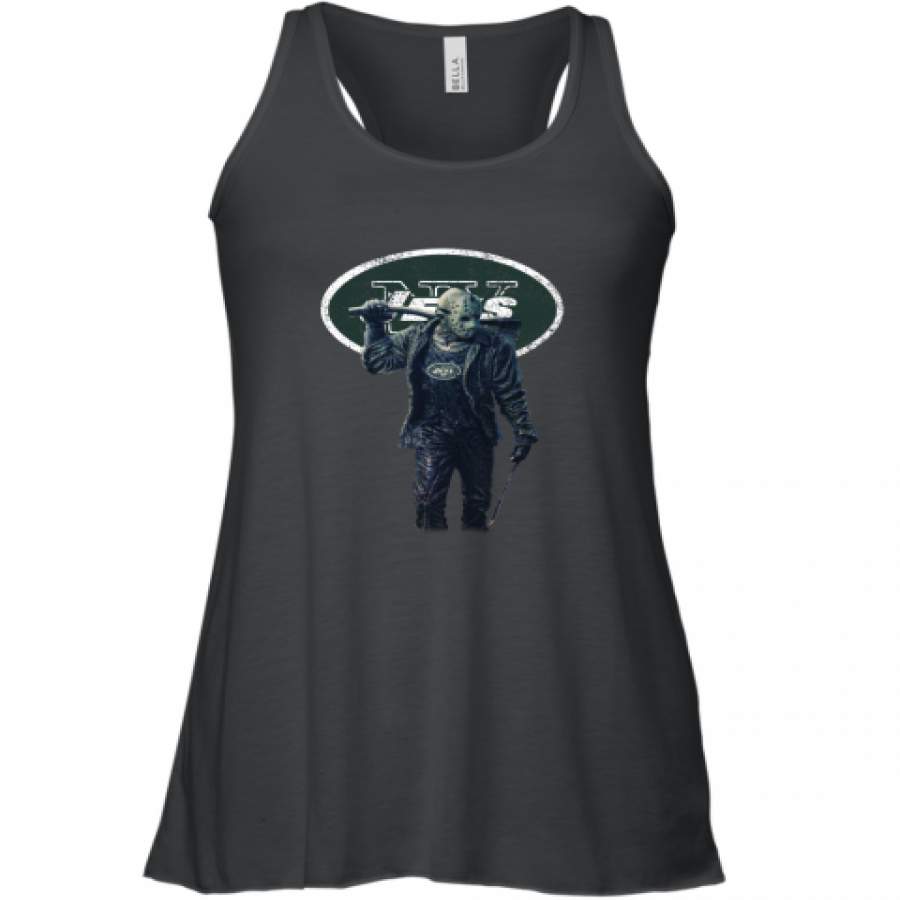 Jason Voorhees New York Jets shirt Racerback Tank