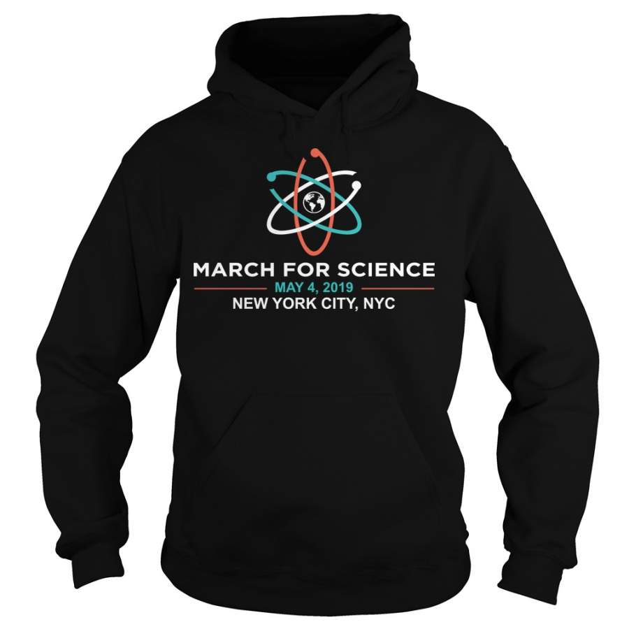 March for Science 2019 NYC New York City Hoodie