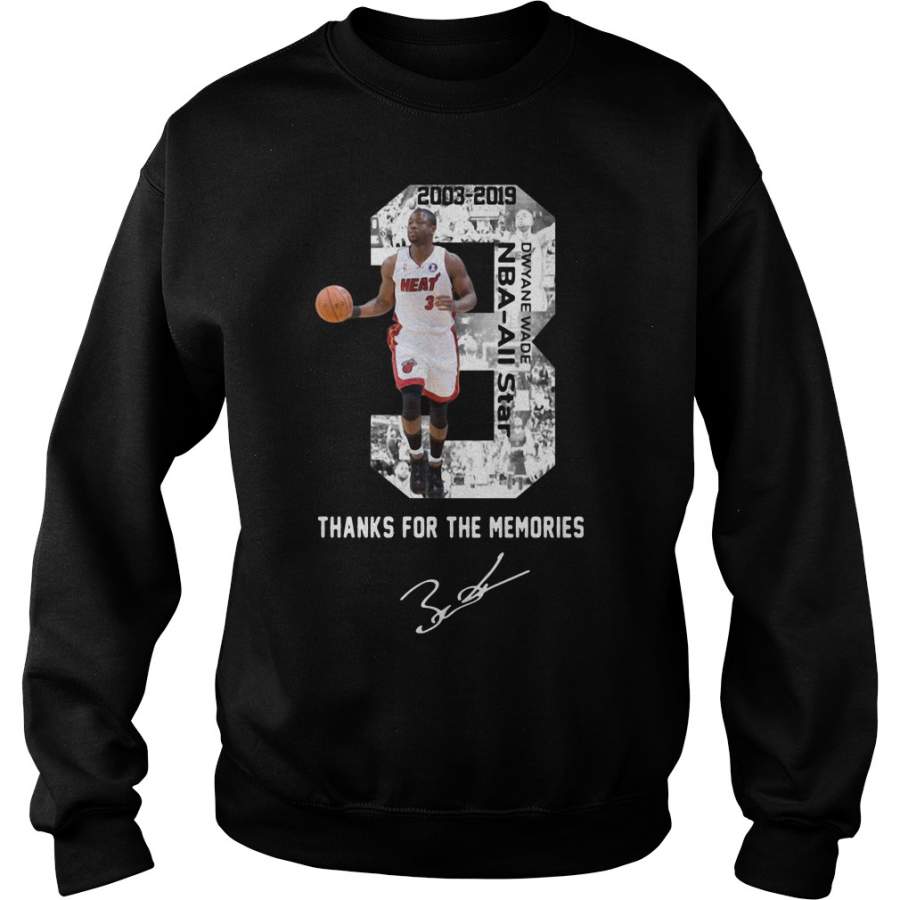 Miami Dwyane Wade Thank You For The Memories Sweatshirt