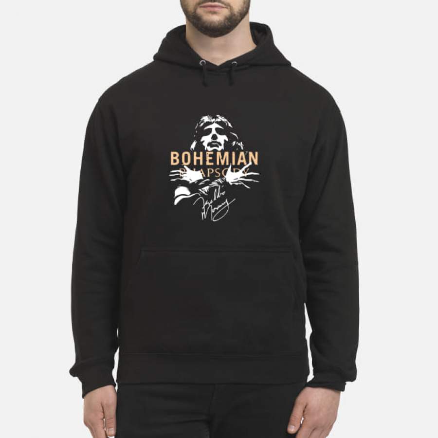 Freddie Mercury Bohemian Rhapsody signature shirt Hoodie