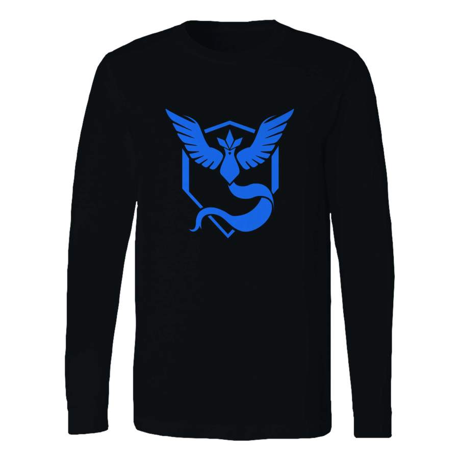 Pokemon Go Blue Team Mystic Squad Long Sleeve T-Shirt