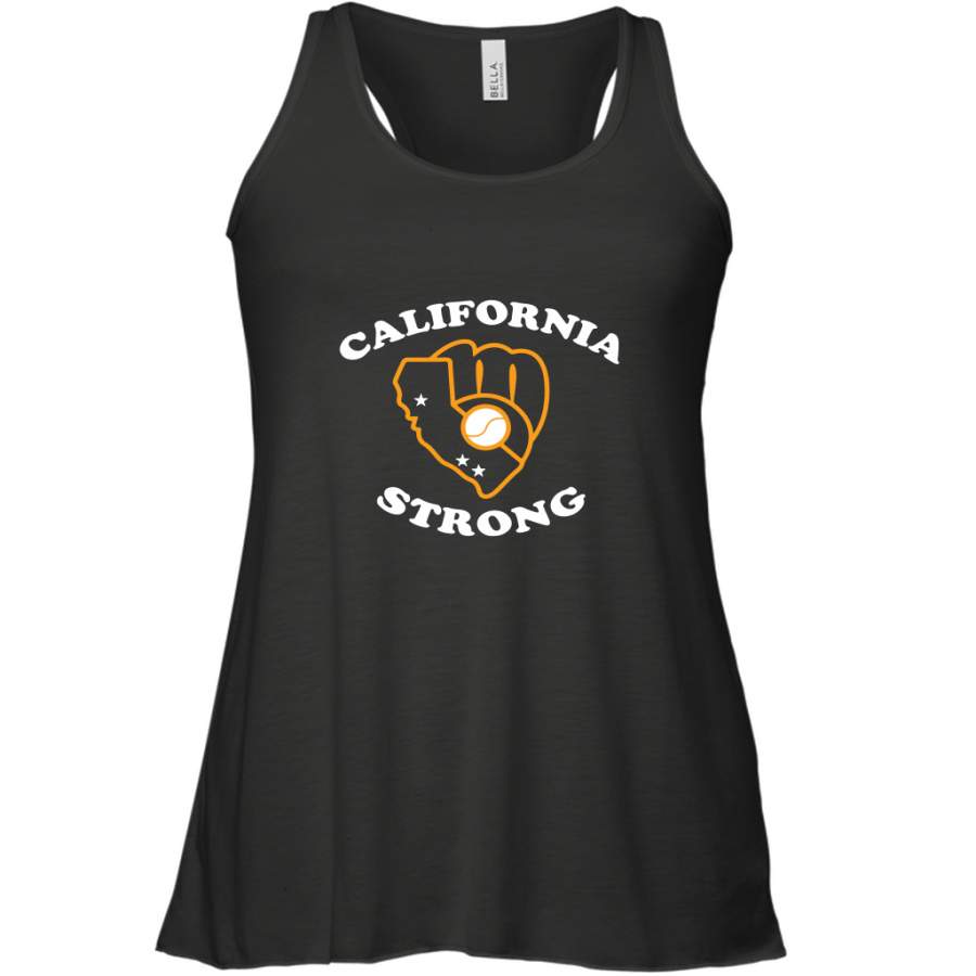 California Strong Milwaukee Brewers Shirt Racerback Tank