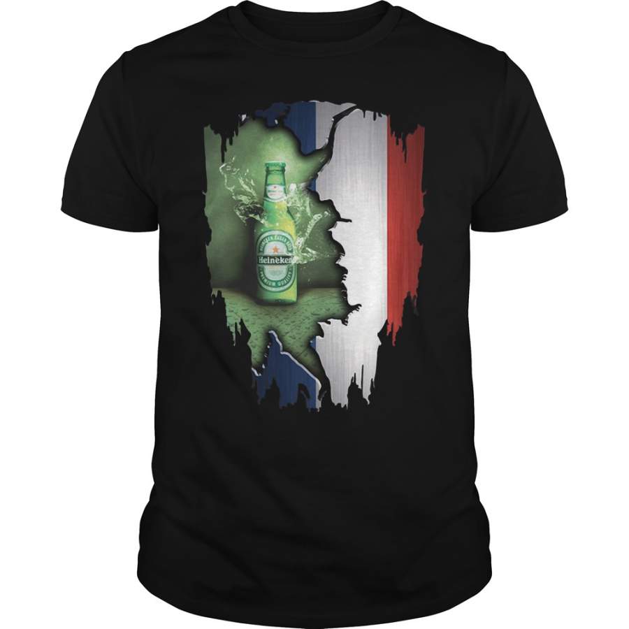 Independence Day 4th of July Heineken France T-Shirt