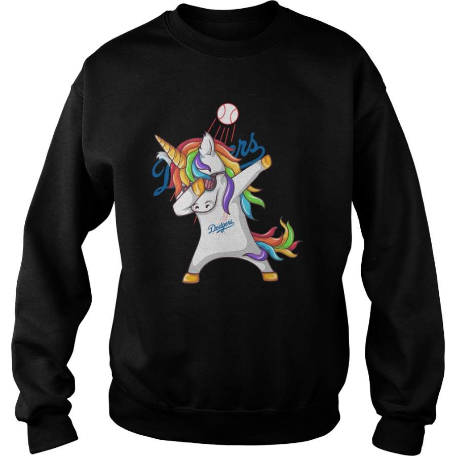 Los Angeles Dodgers Unicorn Dabbing Sweatshirt