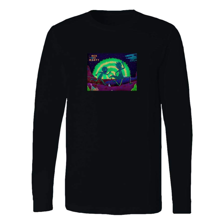 Rick And Morty Run Long Sleeve T-Shirt