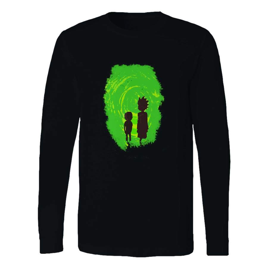 Rick And Morty Portal Long Sleeve T-Shirt