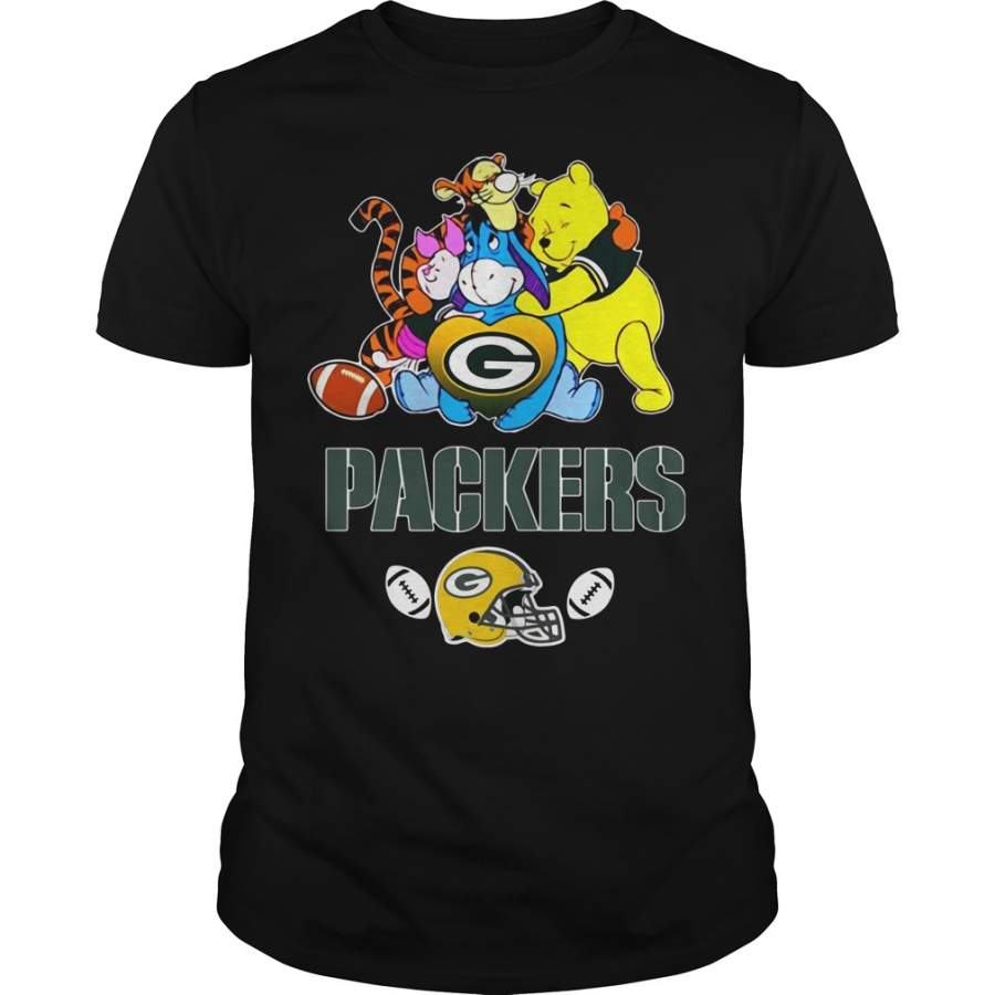 Green Bay Packers Pooh And Friends T-Shirt