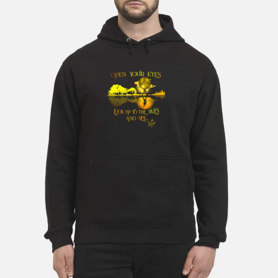 Freddie Mercury open your eyes look up to the skies and see sunset Hoodie