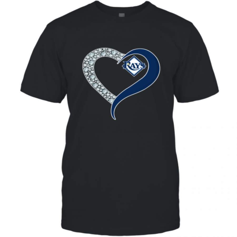 Diamond Tampa Bay Rays Heart shirt T-Shirt