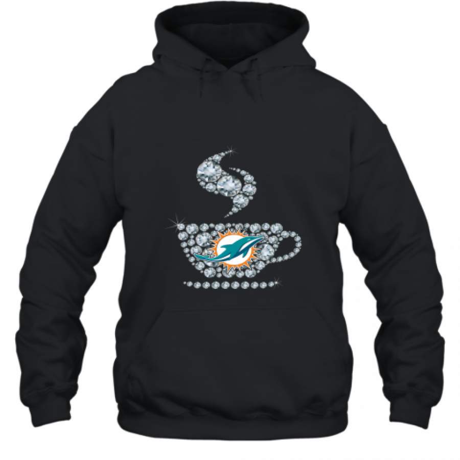 Miami Dolphins Coffee Diamond shirt Hoodie