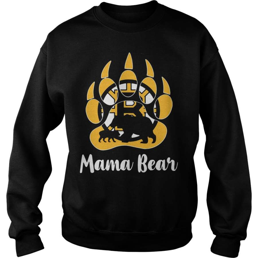 Boston Bruins Mama Bear Paw Sweatshirt