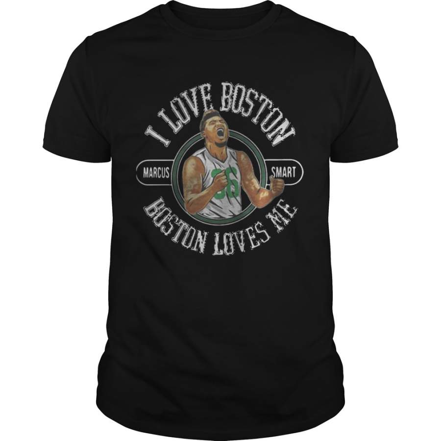 Jay King I Love Boston Boston Loves Me T-Shirt