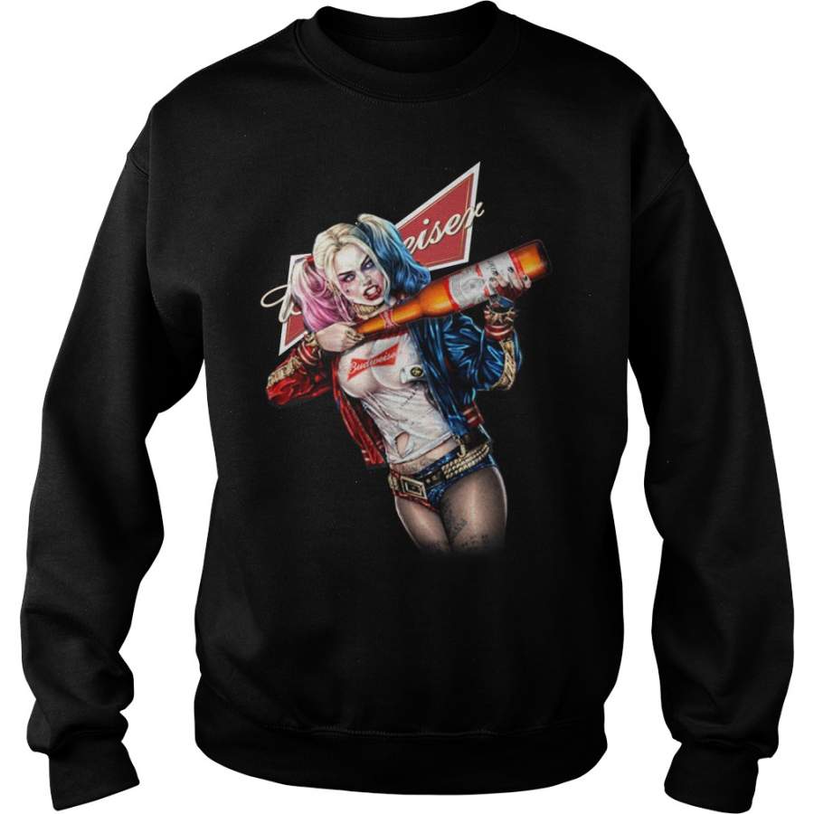 Harley Quinn Budweiser Sweatshirt