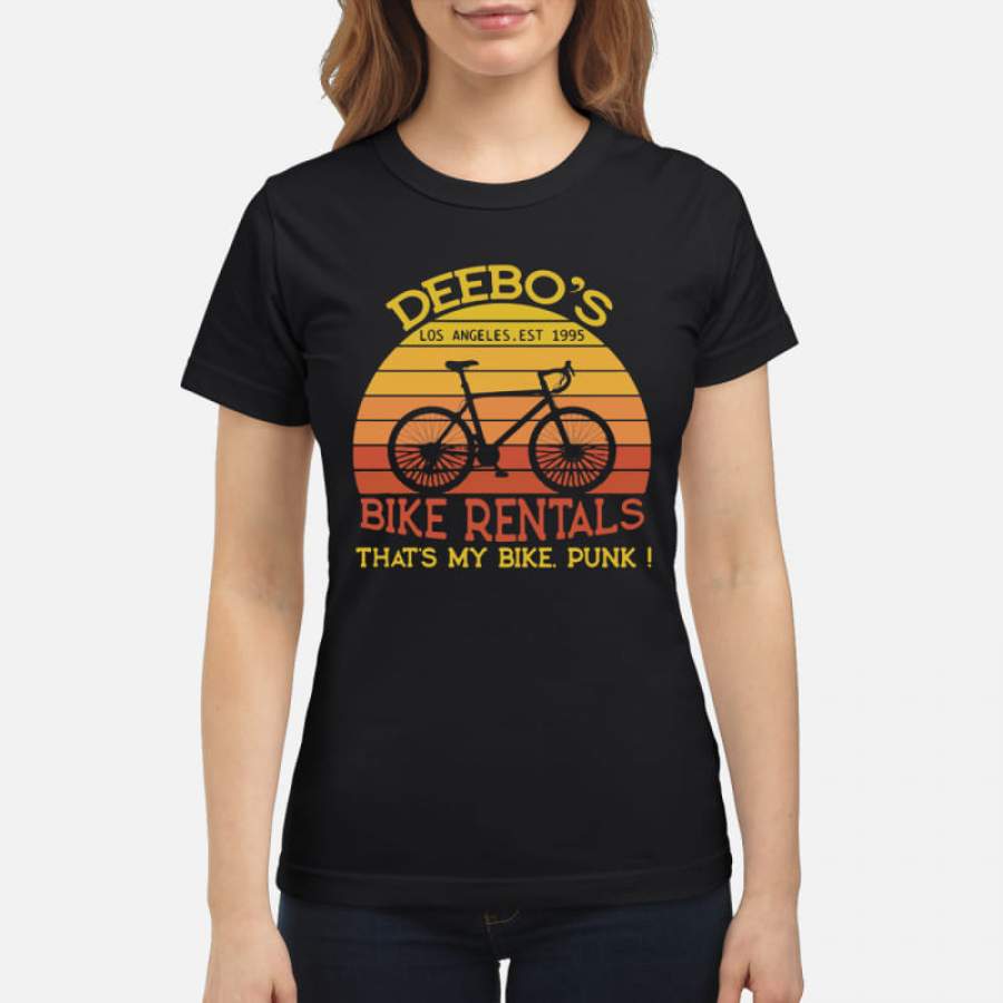 Deebo ‘s bike rentals that ‘s my bike punk Los Angeles est 1995 – Women-T-Shirt