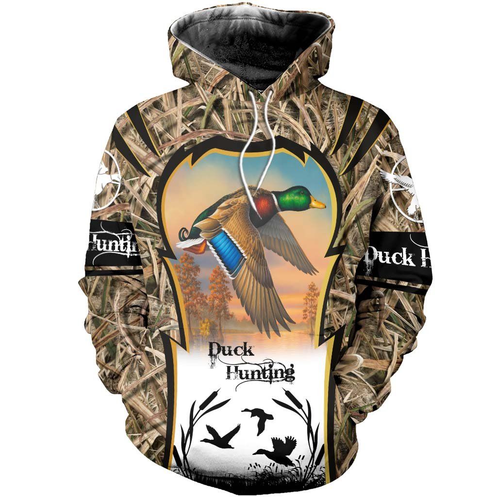 Duck Hunting Camo 3D Hoodie 06961