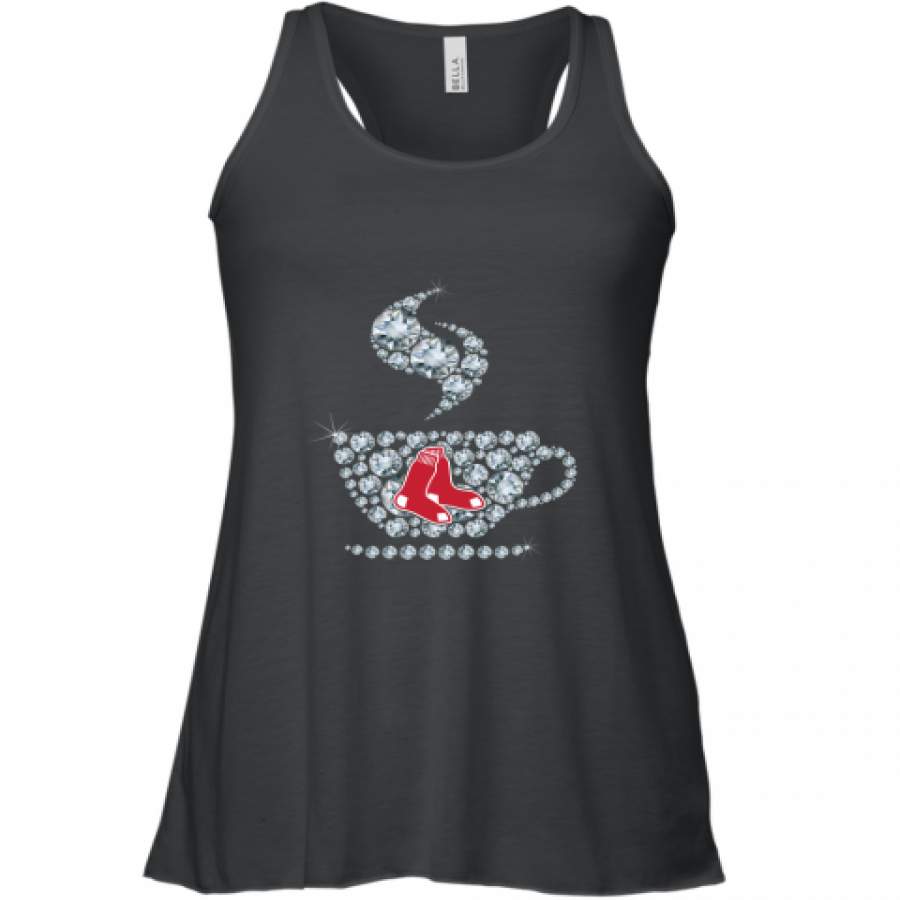 Boston Red Sox Coffee Diamond shirt Racerback Tank