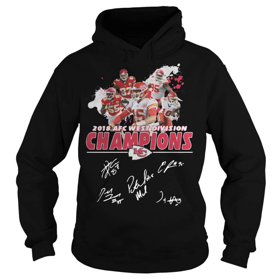 2018 AFC west division Champions Kansas City Chiefs Hoodie